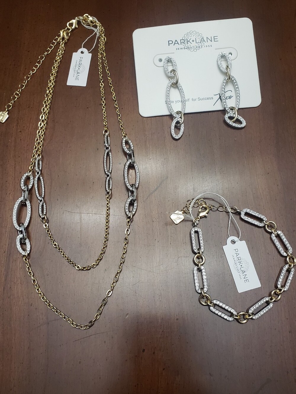 PARK LANE NWT Arctic Jewelry Set Necklace Bracelet Earrings